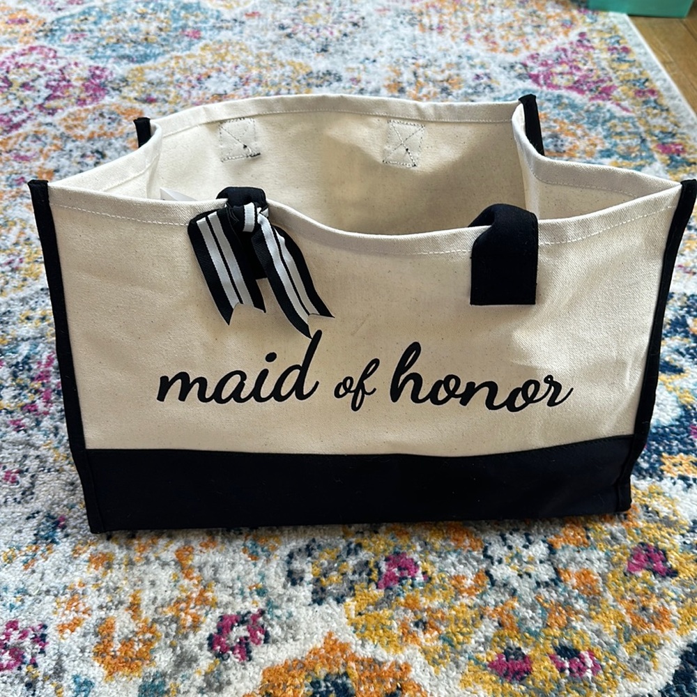 Maid of Honor Canvas Tote Bag